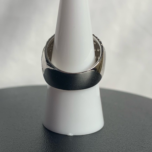 Sterling Silver Cluster Ring for Women ATI 925 - Picture 5 of 10